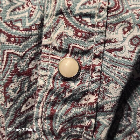 Cody James paisley snap button down size large - Picture 7 of 8